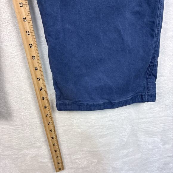 PRANA Bronson Mens 38x30 Blue Canvas Work Hiking Outdoor Climbing Stretch Pants - Picture 9 of 11